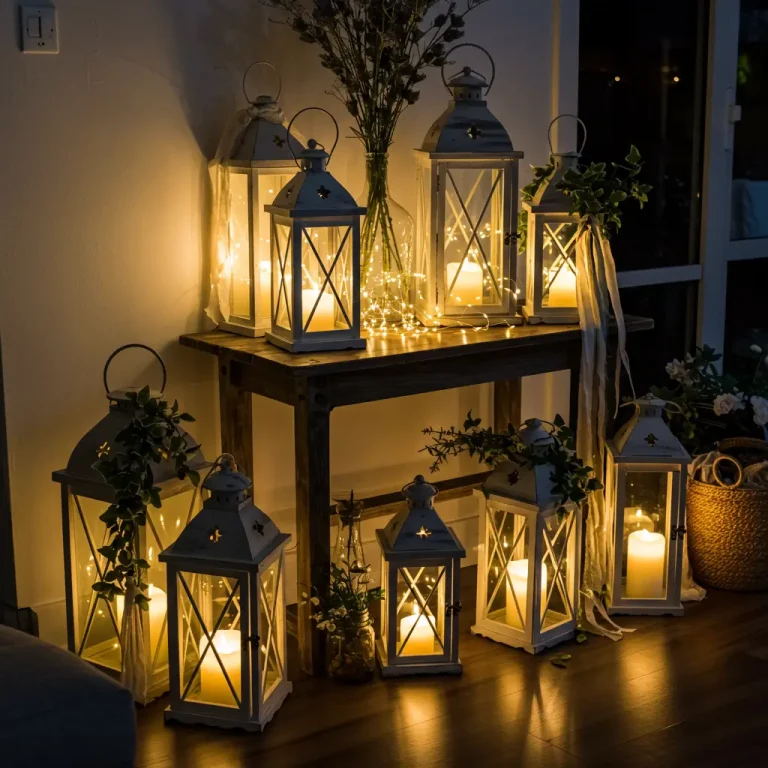 how to decorate lanterns at home