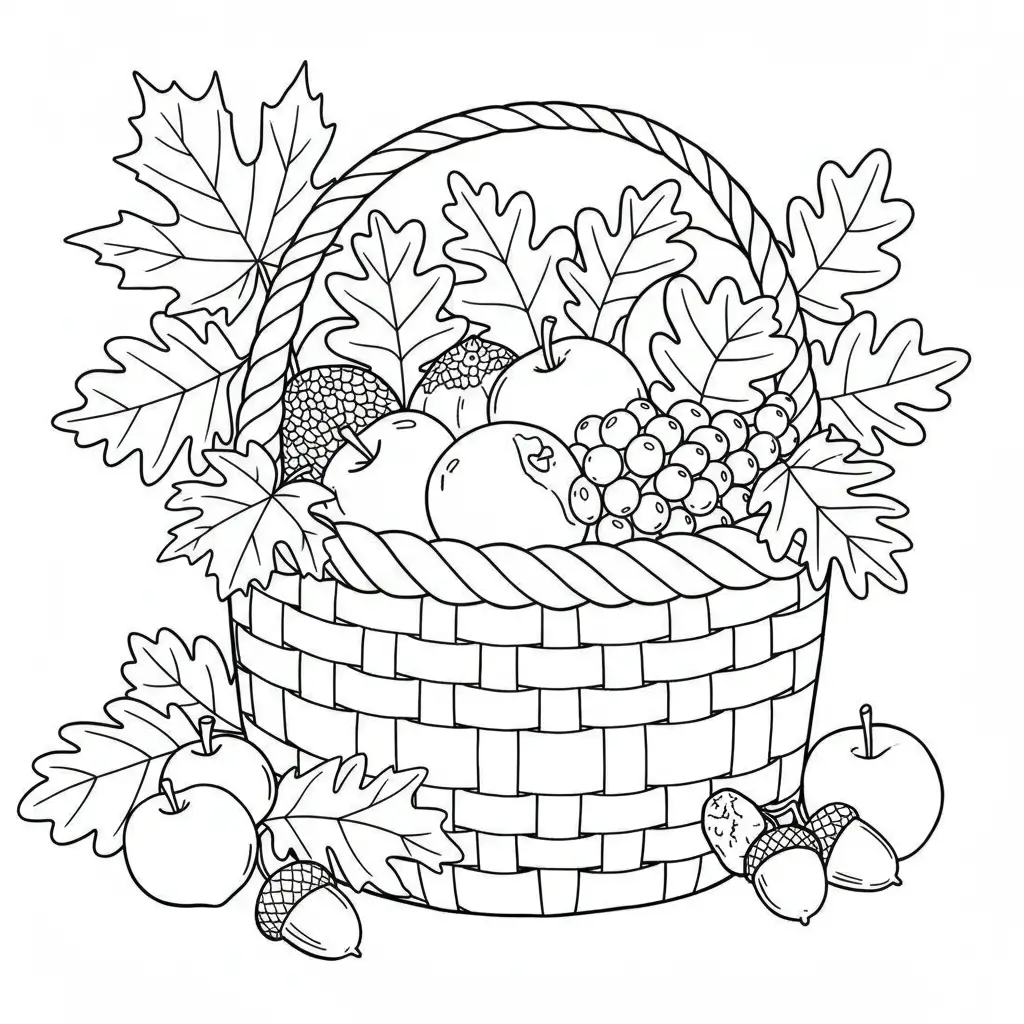 Free Printable Fall Coloring Pages for Kids Who Love Autumn - Creative ...