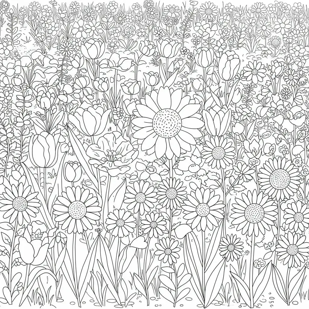 Celebrate the Season: Spring Coloring Pages for Kids - Creative Color ...