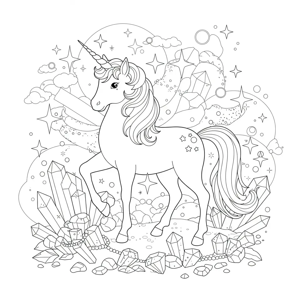 Magical Unicorn Coloring Pages for Kids Who Love Fantasy - Creative ...