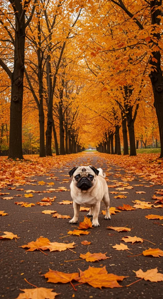 Autumn Leaves Path