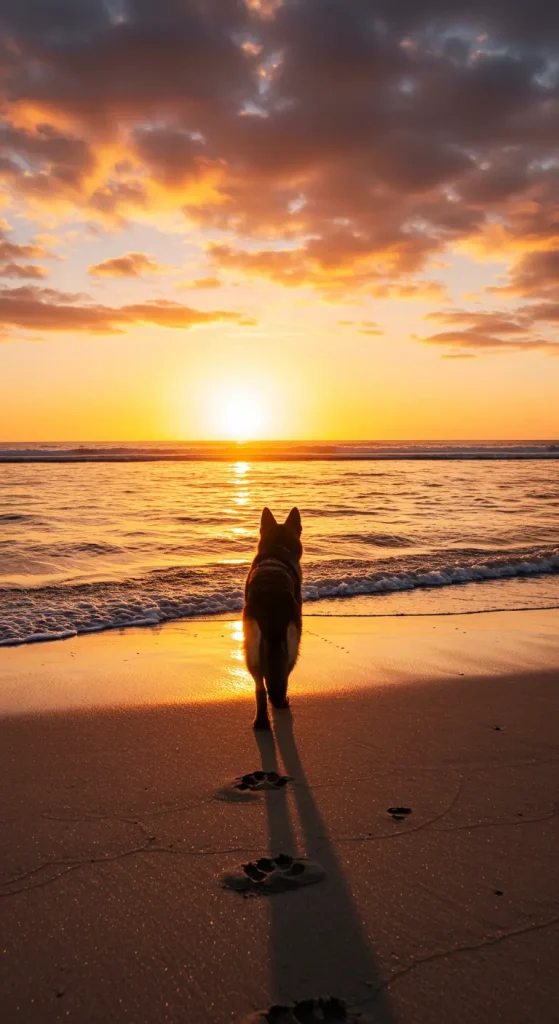 Beach Sunset Stroll