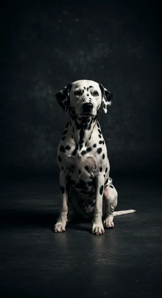 Charcoal Floor Dalmatian
