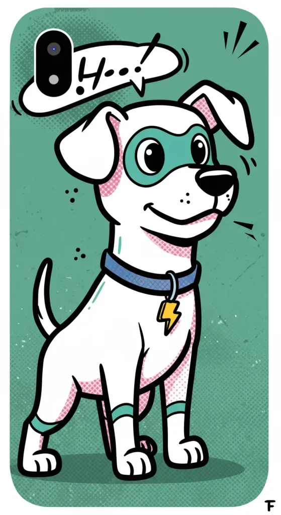 Comic Outline Pup