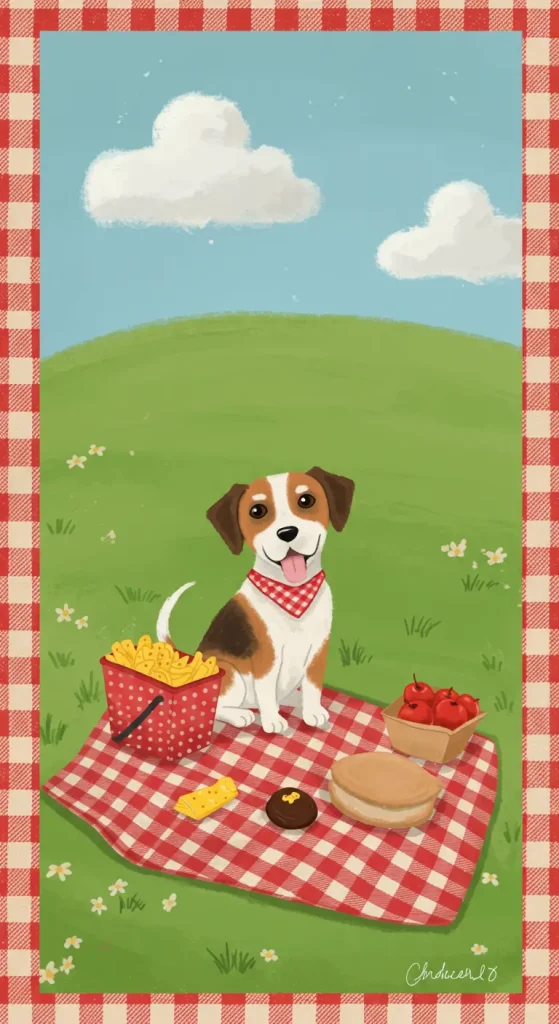 Gingham Picnic Pup