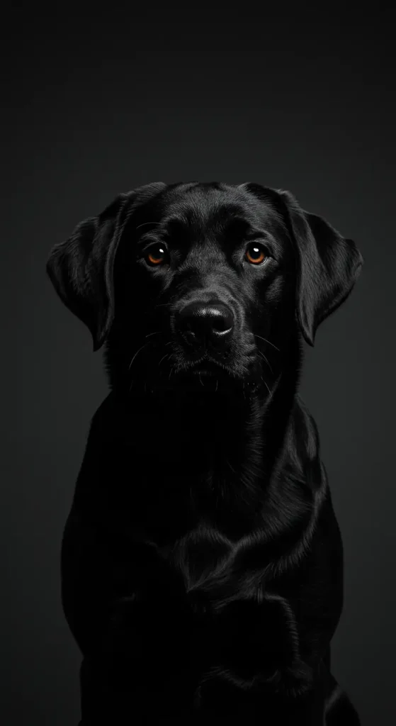 Midnight Labrador Minimal