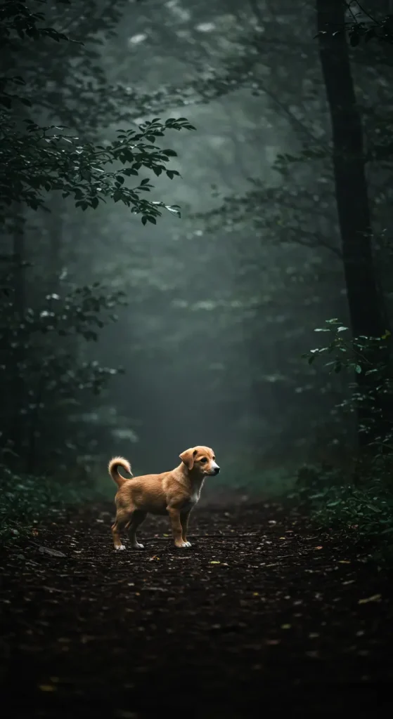 Moody Forest Pup