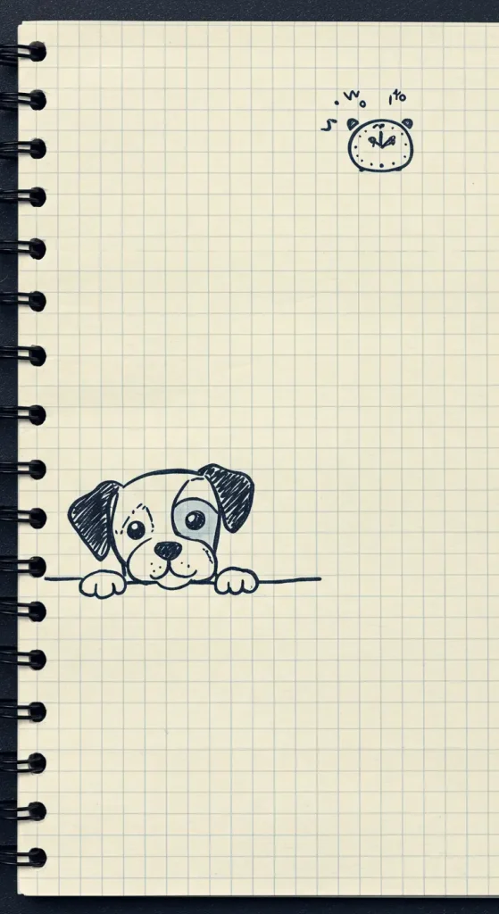 Notebook Doodle Grid