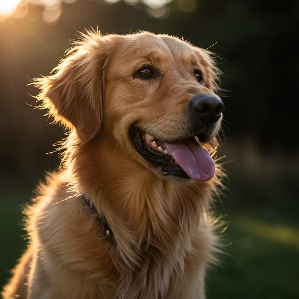 Short Golden Retriever Captions