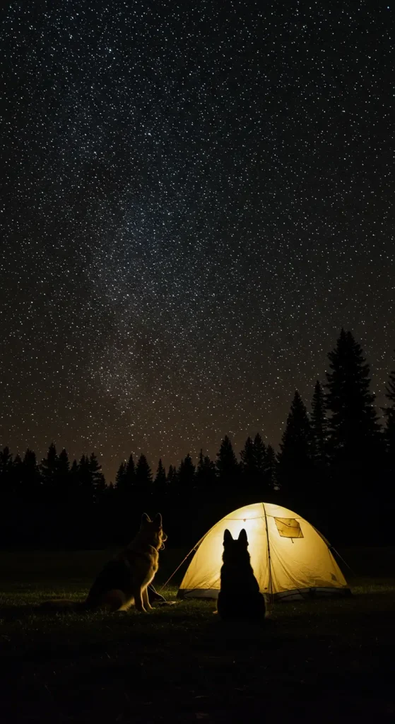 Starry Camp Night