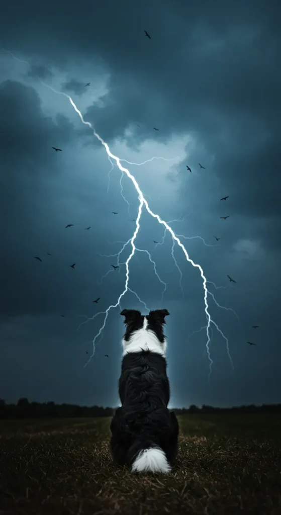 Stormy Sky Border Collie