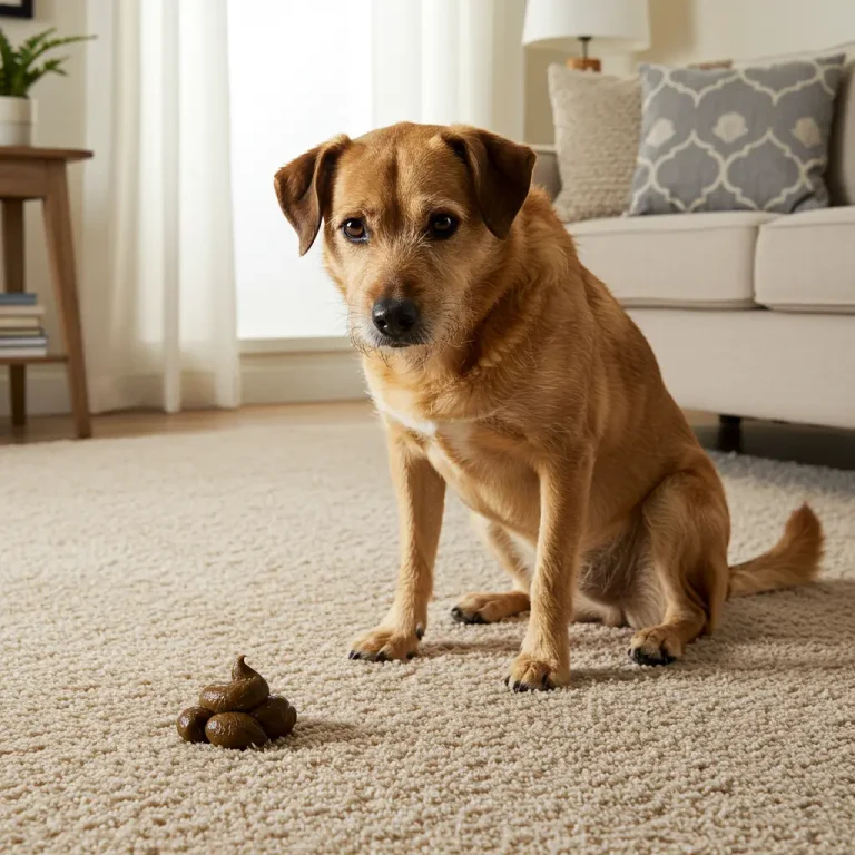 how to get dog poop stains out of carpet