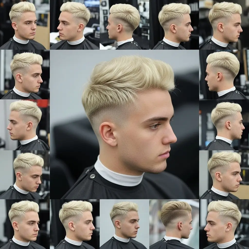 Blonde Fade Haircut Ideas