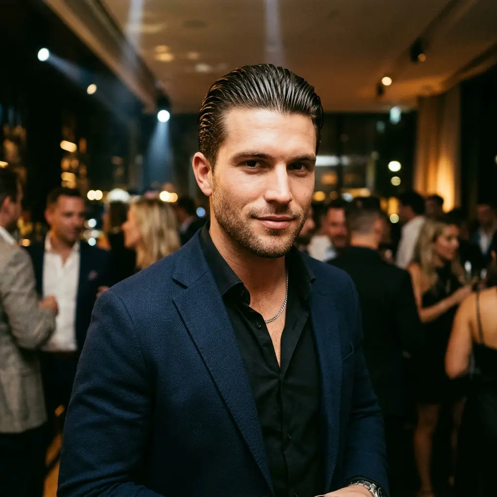 10 Slicked Back Wet Look