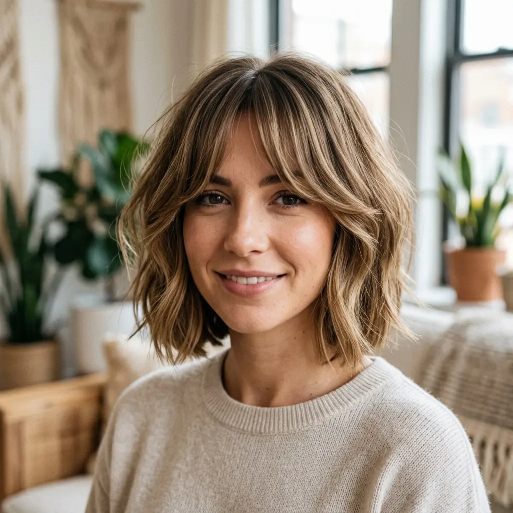 4 Soft Curtain Bang Styling