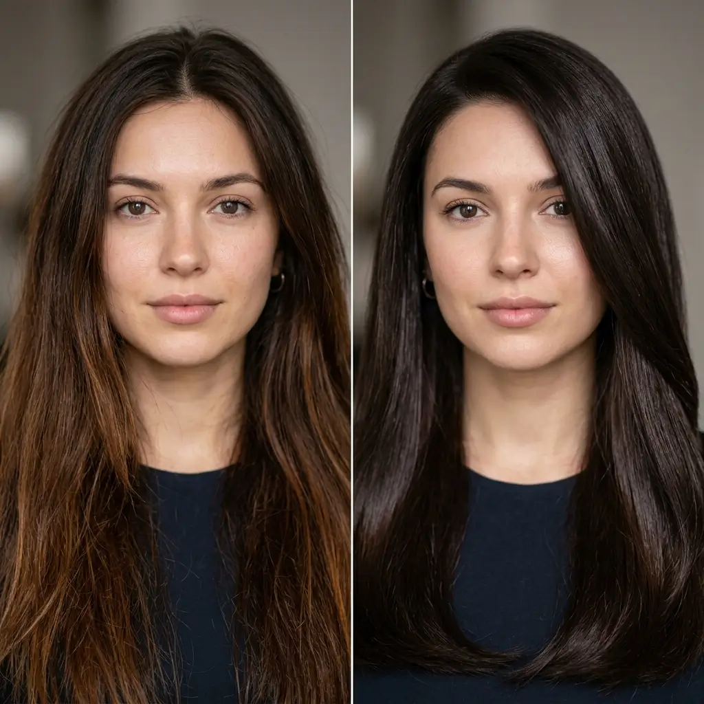 Brassiness in dark brown hair color is real and here is exactly how to prevent it