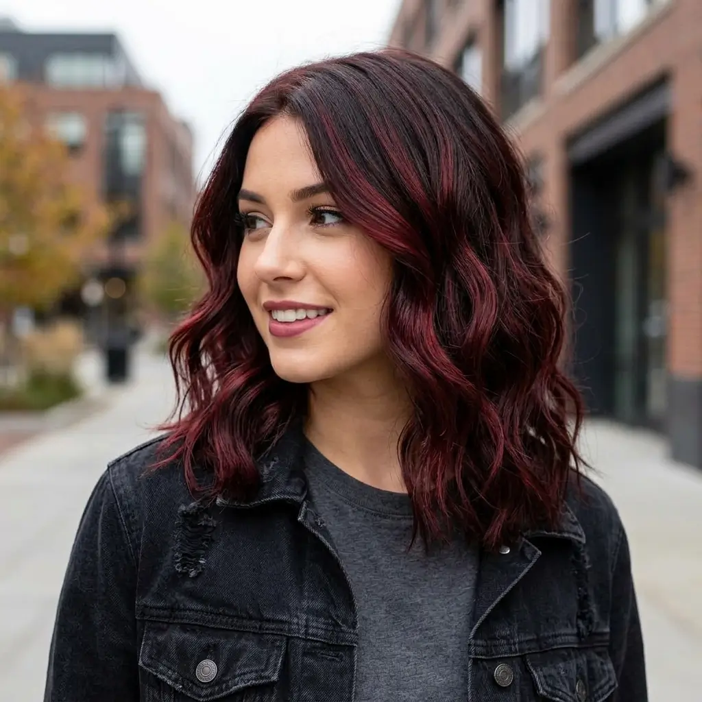 Cherry Red Highlights
