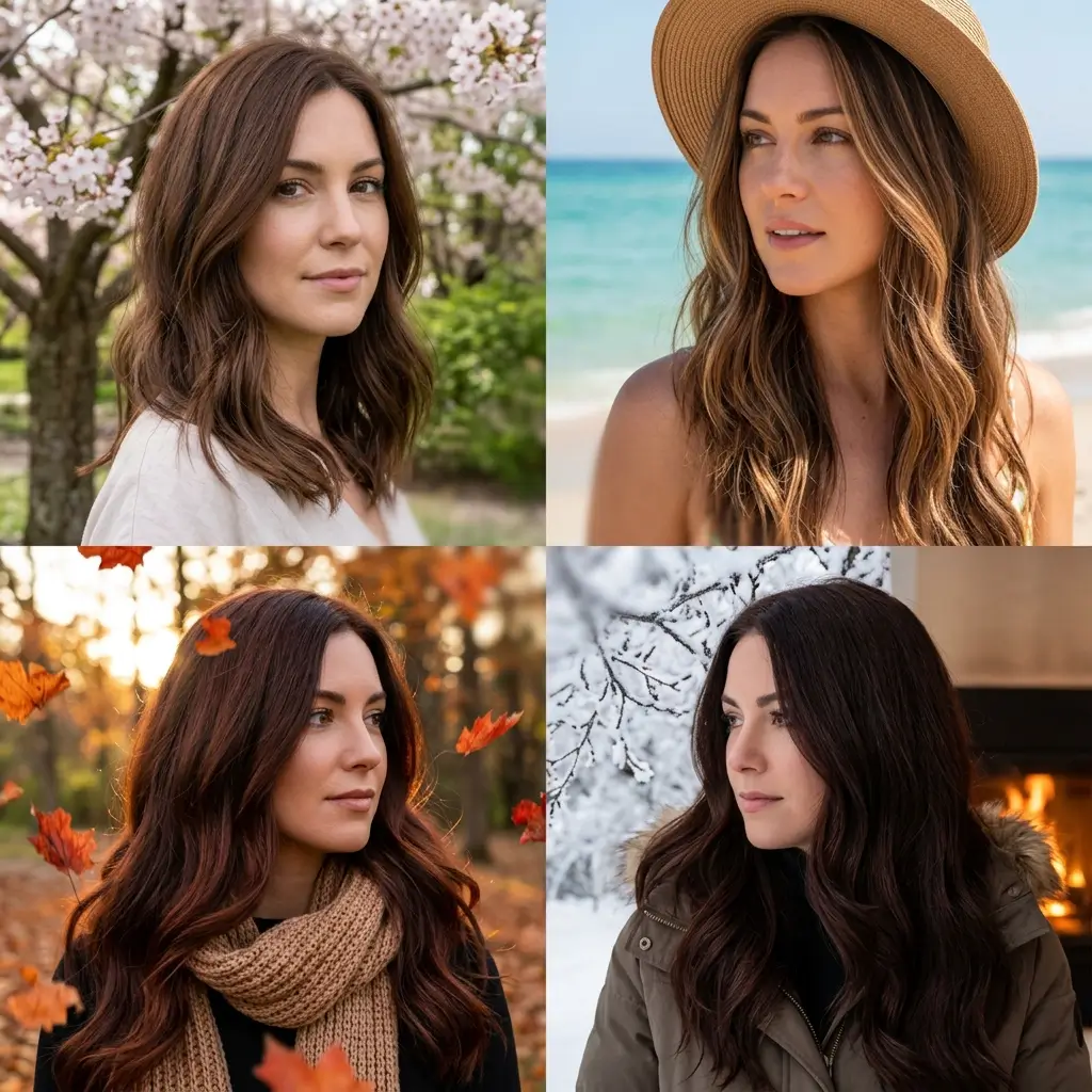 Chocolate brown shifts beautifully with the seasons and that's a feature, not a bug