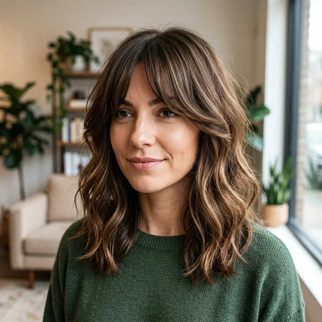 Curtain Bangs Style