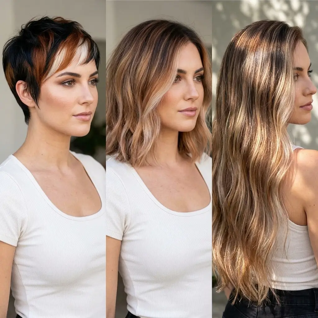 Length matters but calico hair works from pixie to waist length