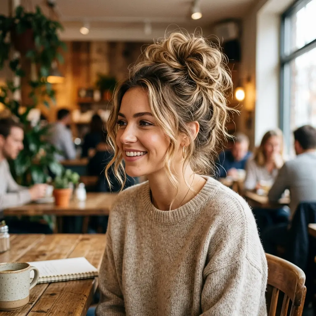 Messy Bun Style