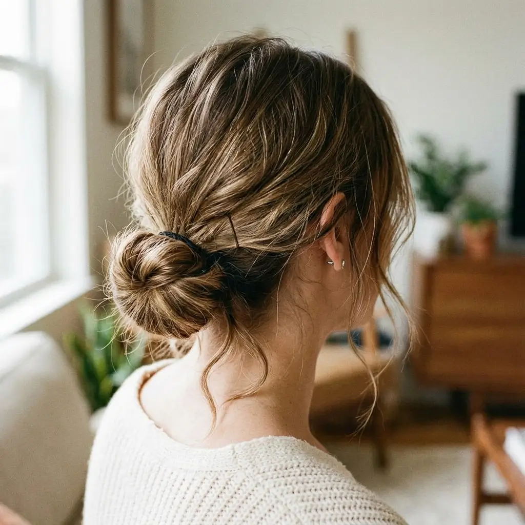 Messy Low Bun