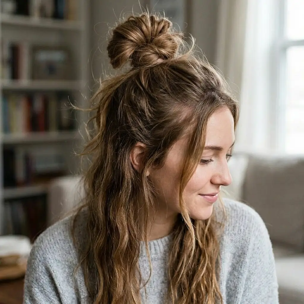 Messy Top Knot