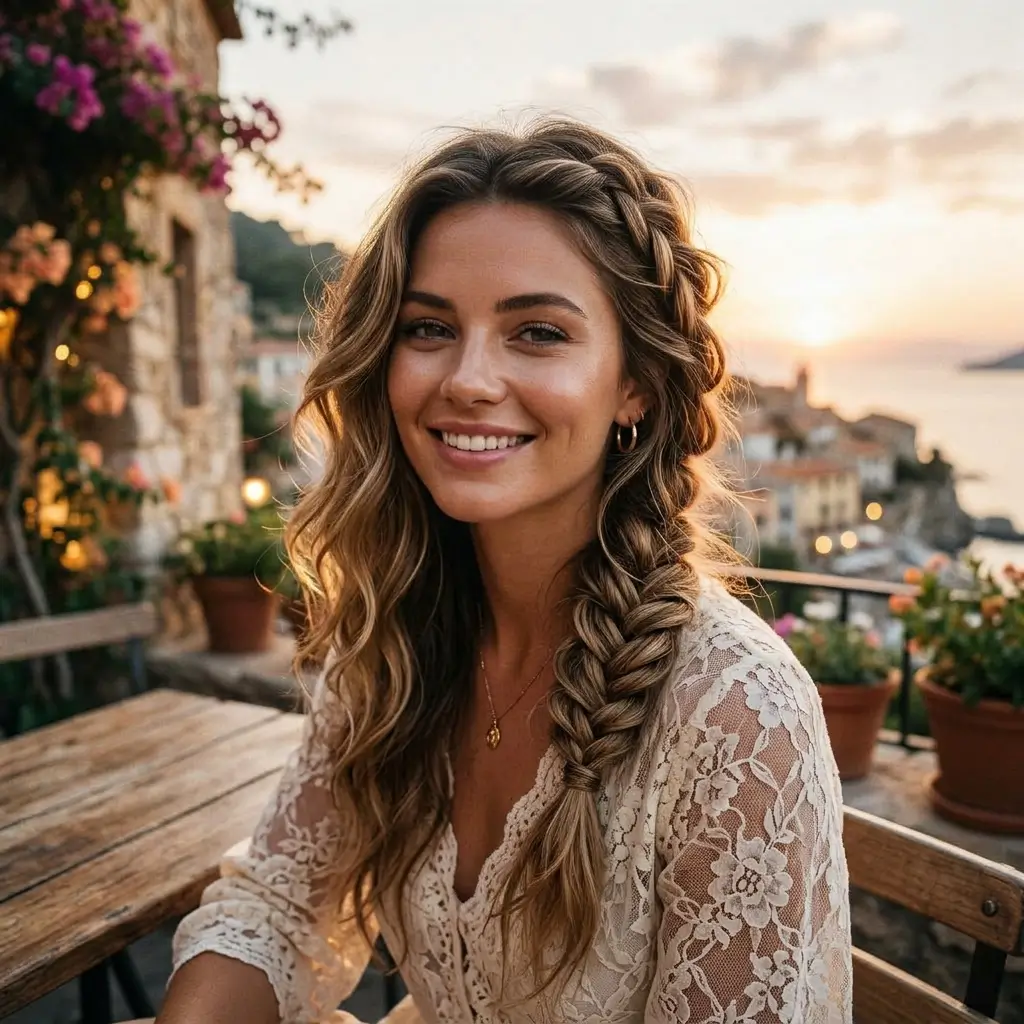 Side Braid with Waves