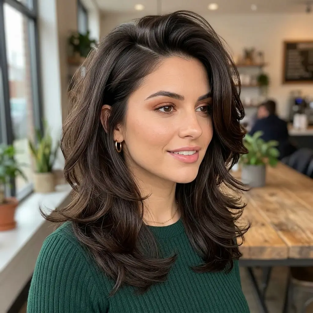 Side Part Butterfly Style
