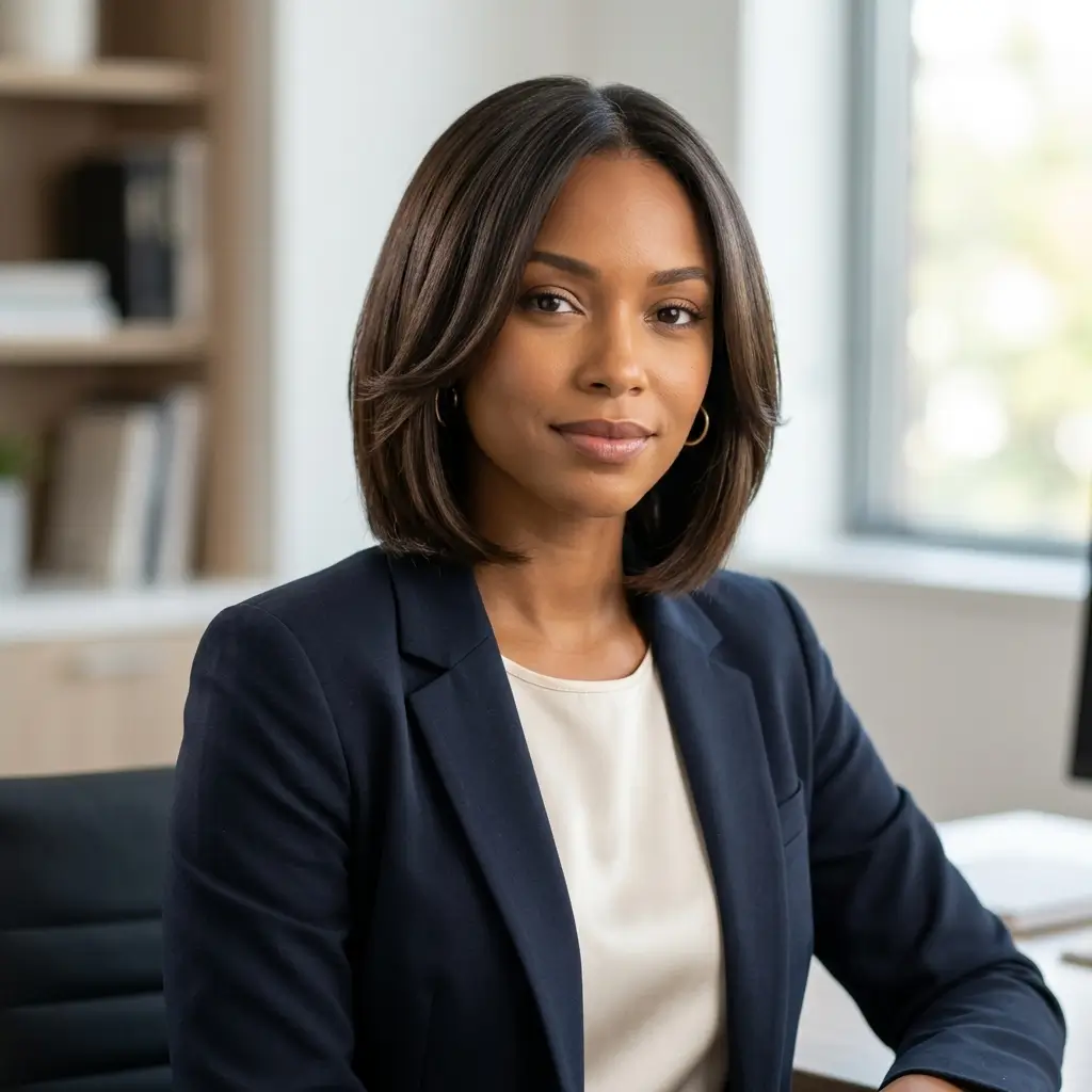 Sleek Butterfly Bob