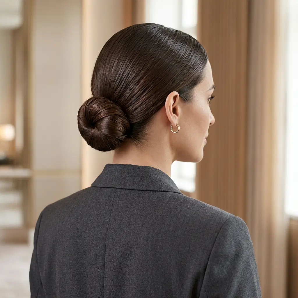 Sleek Low Bun