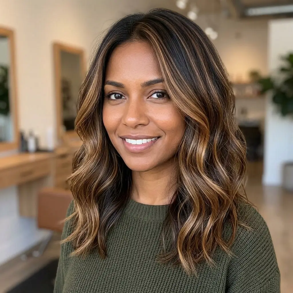 So is dark brown hair with caramel highlights actually worth it Here is your honest answer