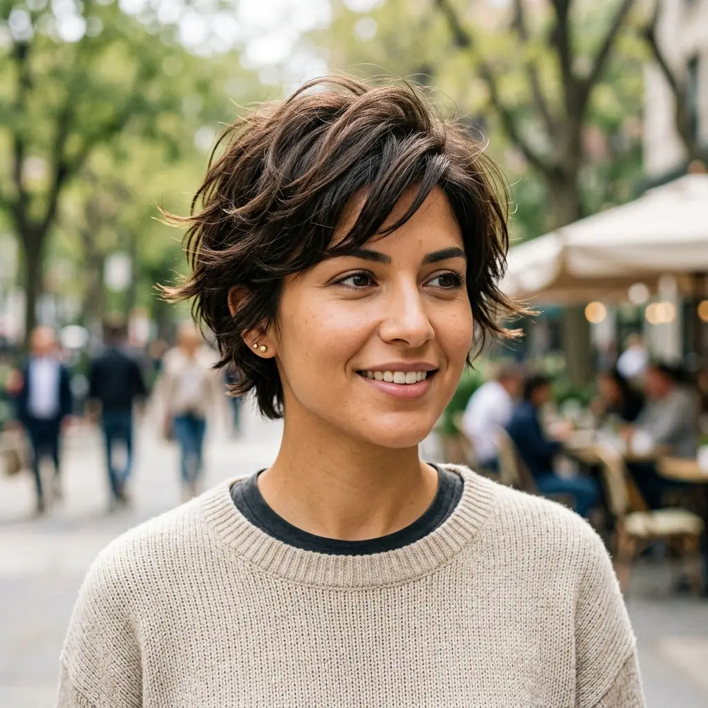 Textured Crop Style