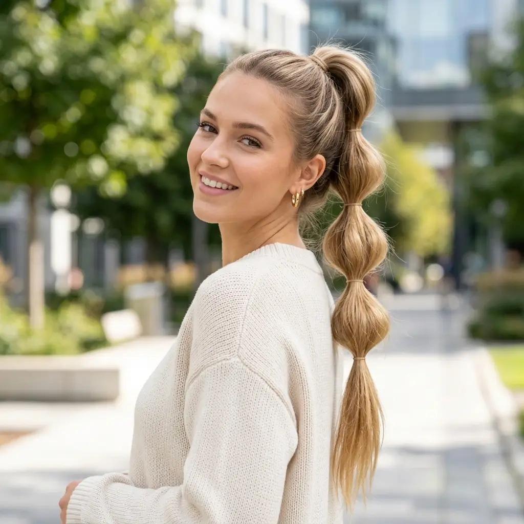 The Bubble Ponytail