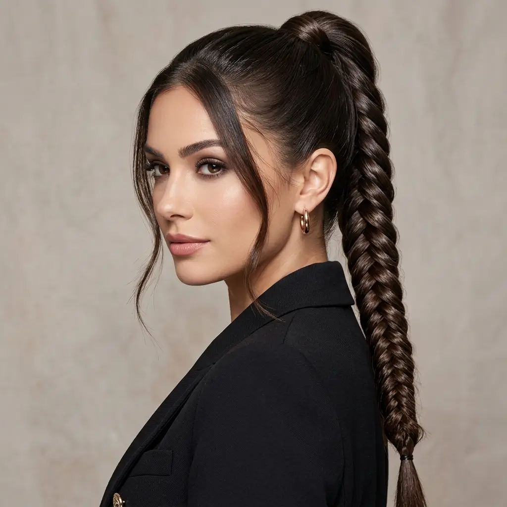 The Fishtail Ponytail