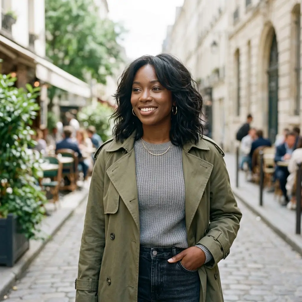 The Layered Lob Quick Weave