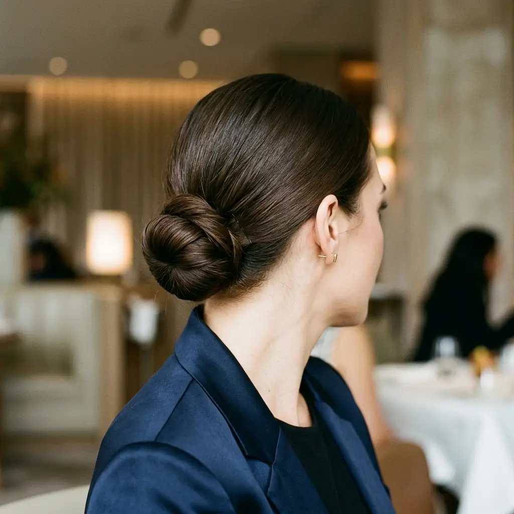 The Sleek Low Bun