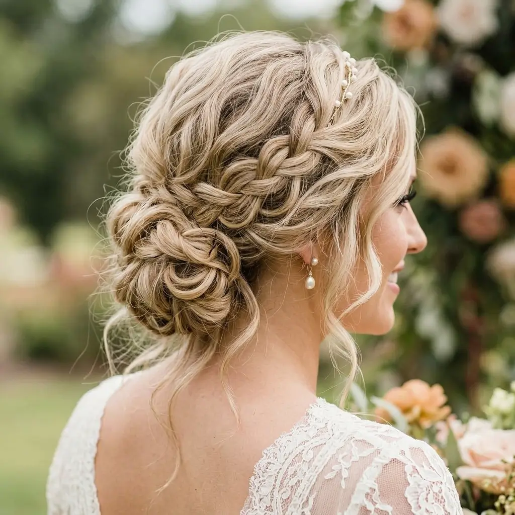 The Textured Wedding Updo