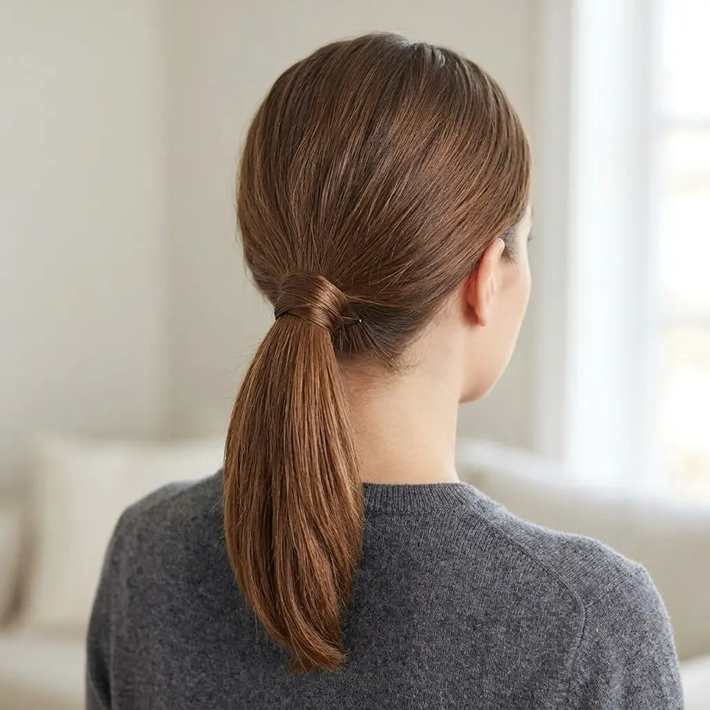 The Wrapped Ponytail