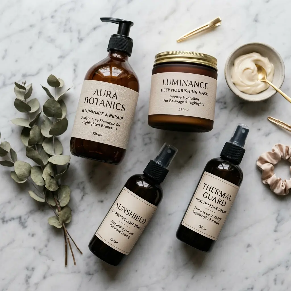 The product lineup that protects your dark brown and caramel highlights investment