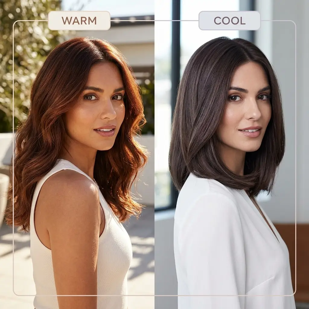 Warm vs. cool undertones in chocolate brown this distinction actually matters a lot