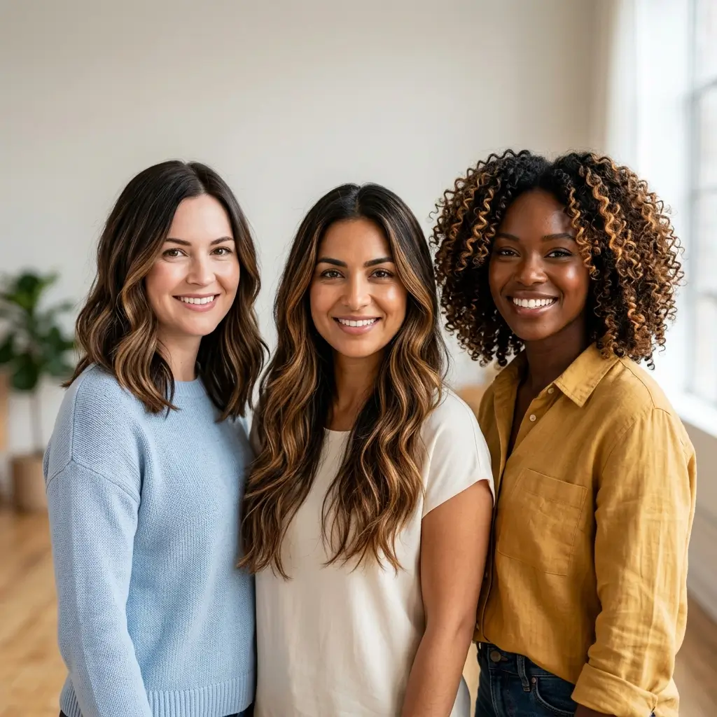 Your skin tone determines how warm or cool your caramel highlights should run