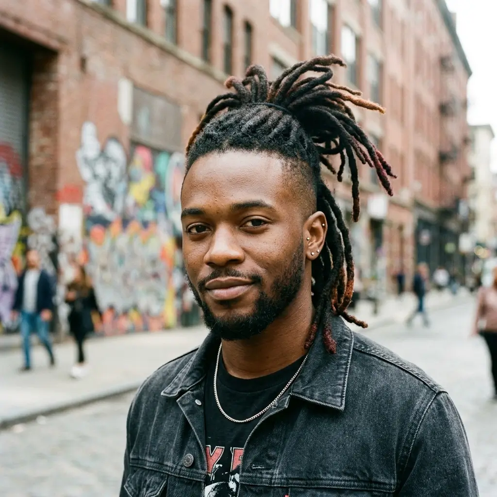 10. Dreads Mohawk (Statement Look)