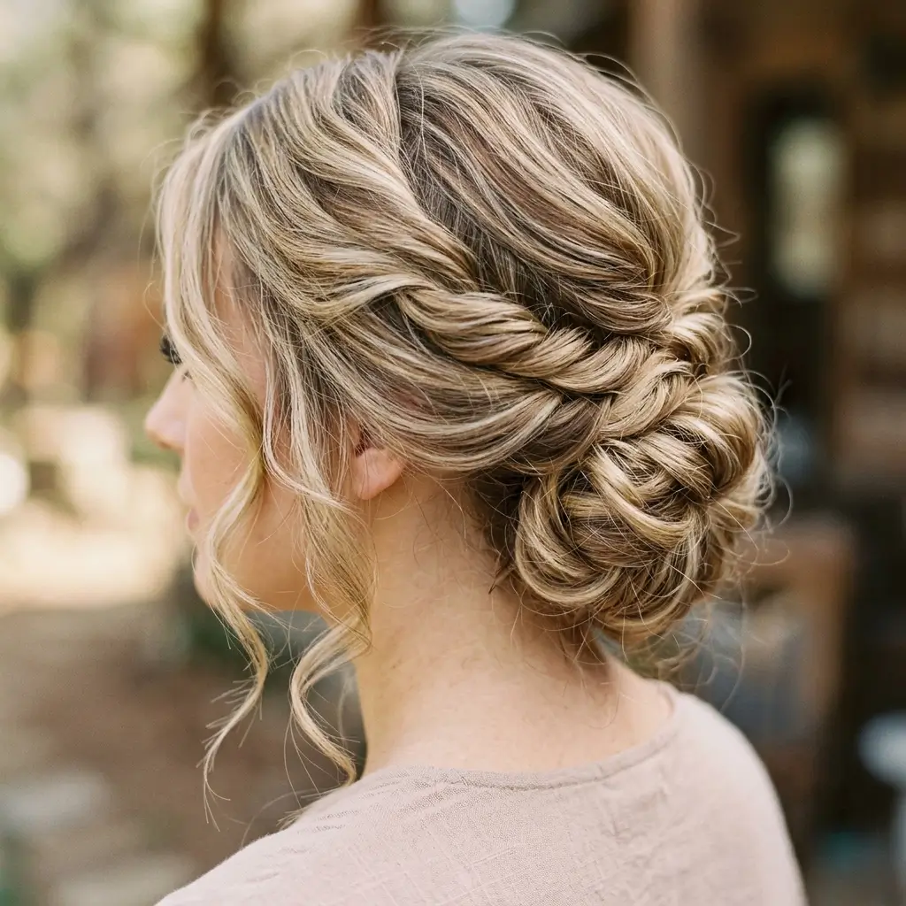 10. Twisted Updo (Soft Dimension)