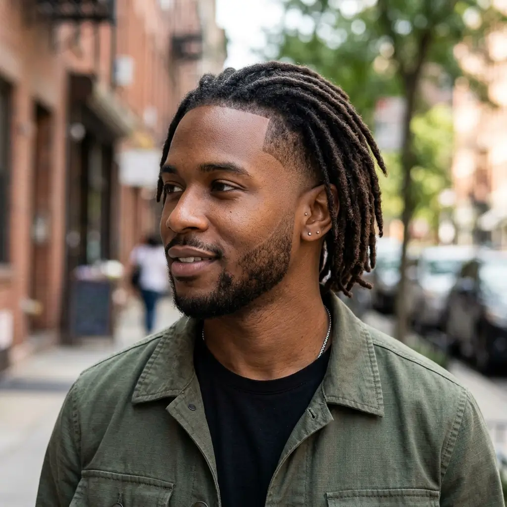 12. Tapered Dreads (Clean and Balanced)