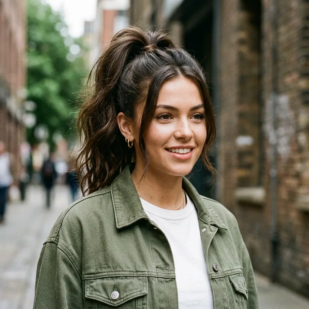13. High Ponytail with Lift (Youthful and Bold)