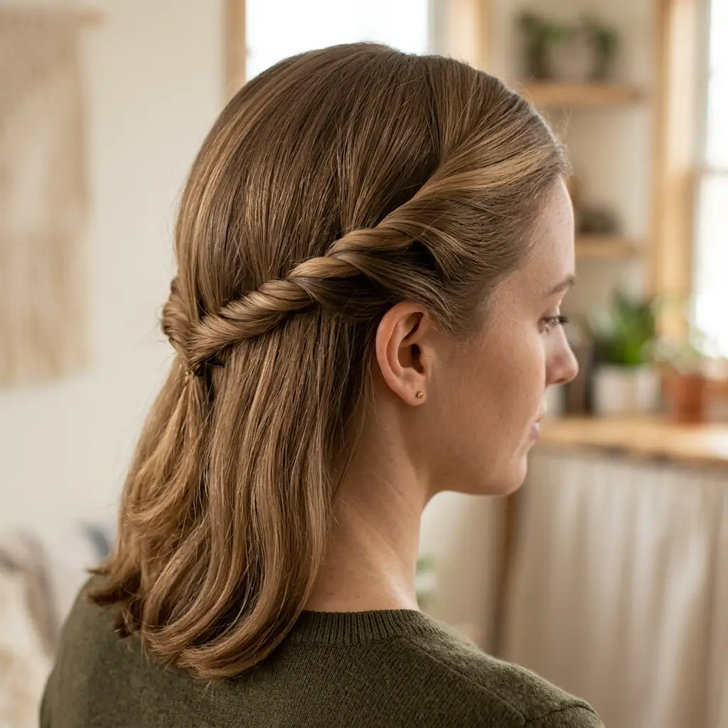 13. Twisted Side Style (Simple Detail)