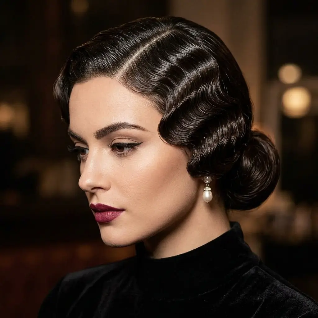 15. Finger Waves (Structured Glam)