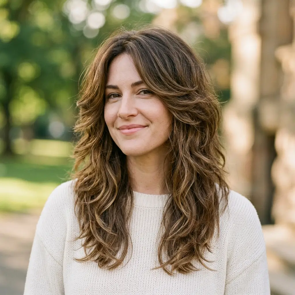 17. Textured Layers with Volume (Natural Fullness)