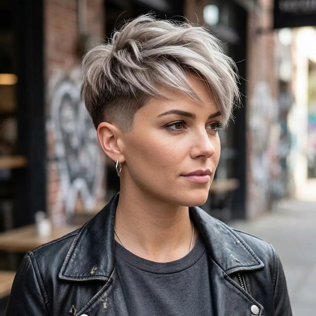 18. Tapered Pixie Style (Bold and Modern)